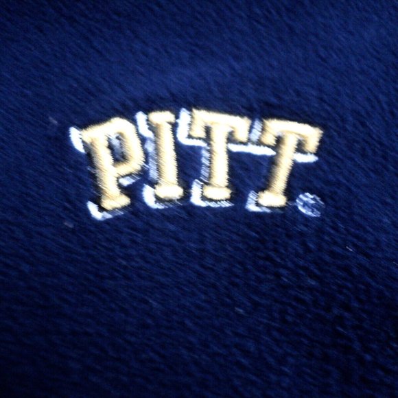 Pitt Panthers Fleece Child Size 6/7 Navy Blue Long Sleeves Unisex Boys Girls - Picture 3 of 5